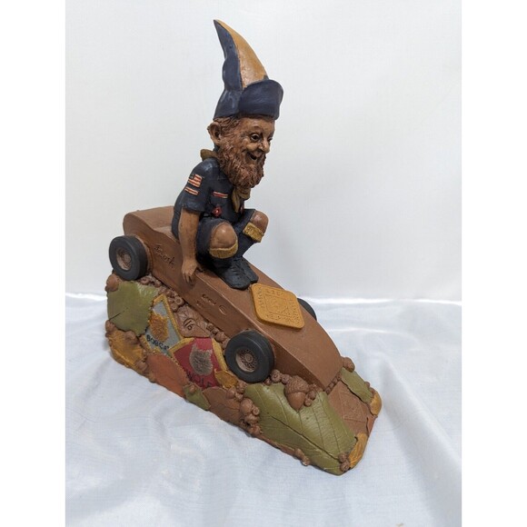 Tom Clark Cairn Studio Gnome Figurine Cub Scout Artist Signed Pinewood Derby BSA - Picture 1 of 7